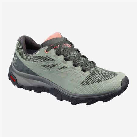 Salomon OUTline GTX W Womens Hiking Shoes Olive UK OXYC